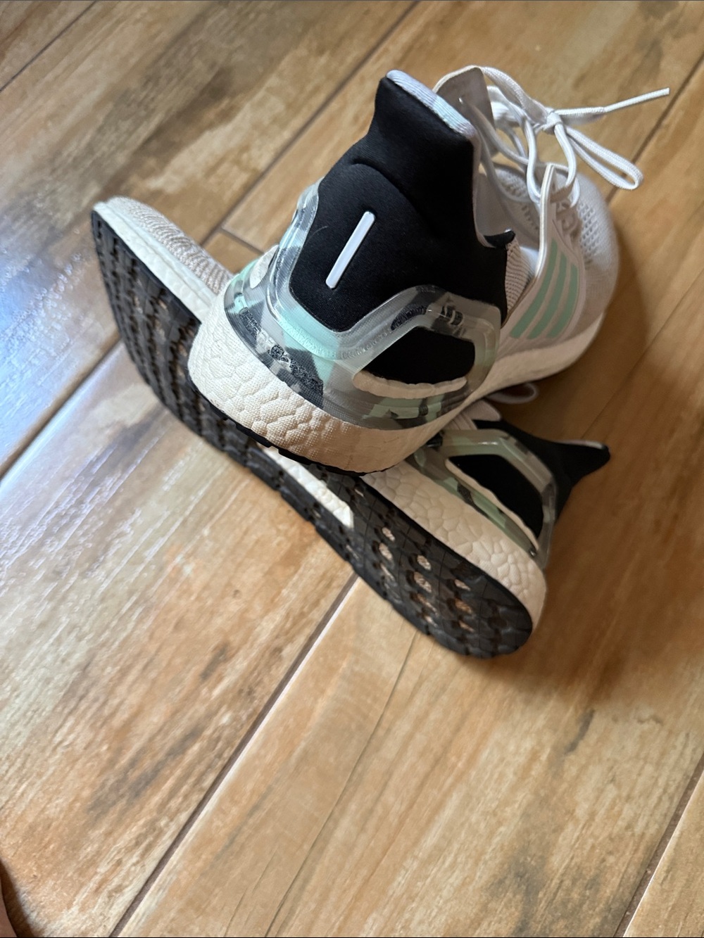 adidas Ultra Boost 20 Grey Frost Mint Sneakers FV832 - Picture 5 of 6